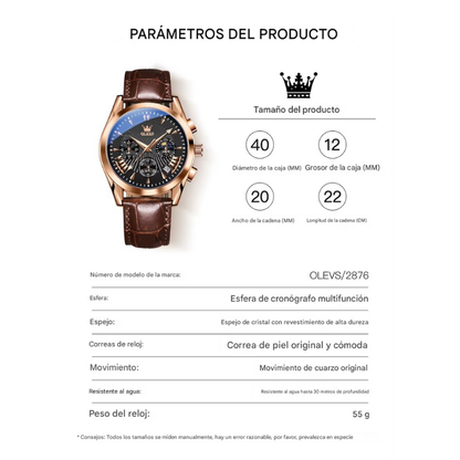 ⌚️OLEVS 2876 for Men – Elegancia, Precisión y Durabilidad