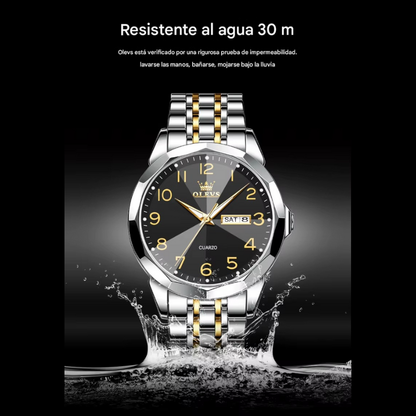 ⌚️ OLEVS SILVER BLACK - FB