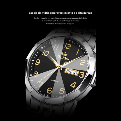 ⌚️ OLEVS SILVER BLACK - FB