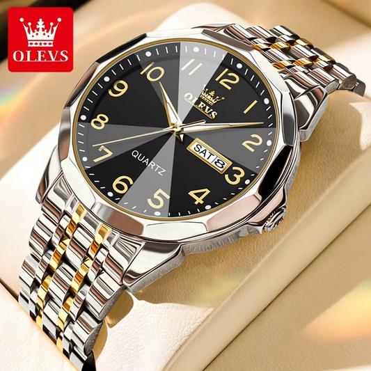 ⌚️ OLEVS SILVER BLACK - FB