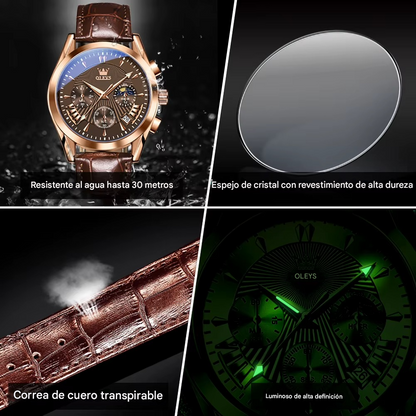 ⌚️OLEVS 2876 for Men – TODO MARRON TIKTOK