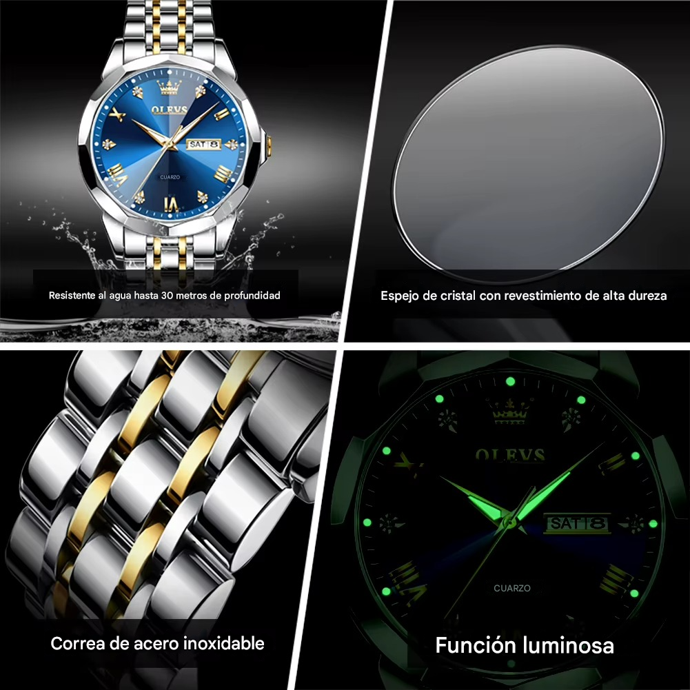 ⌚️ OLEVS 9931 BLUE - Luce clásico y elegante TIKTOK