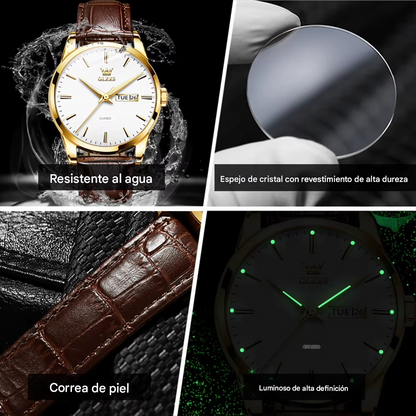 🕰️ OLEVS 6898 – Elegancia Clásica con Precisión Atemporal TIKTOK
