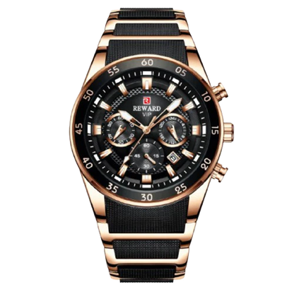 RELOJ REWARD ELEGANCIA TOTAL - RELOJ DE ACERO INOXIDABLE CON ESTILO Y RESISTENCIA